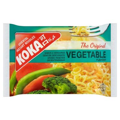 Instant Noodle Bundle Pack with Koka The Original Vegetable Flavour Oriental Instant Noodles (30 x 85g) - 1 Pack | Suitable For Vegetarians | Full Case: (30 x 85g Each).