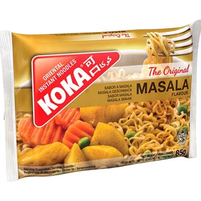Instant Noodle Bundle Pack with Koka The Original Masala Flavour Oriental Instant Noodles (30 x 85g) - 1 Pack | Suitable For Vegetarians | Full Case: (30 x 85g Each).