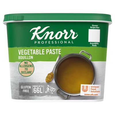 Better than best bouillon | Knorr Professional Vegetable Paste Bouillon 1 kg | Ideal for vegetable soup, stock. broth