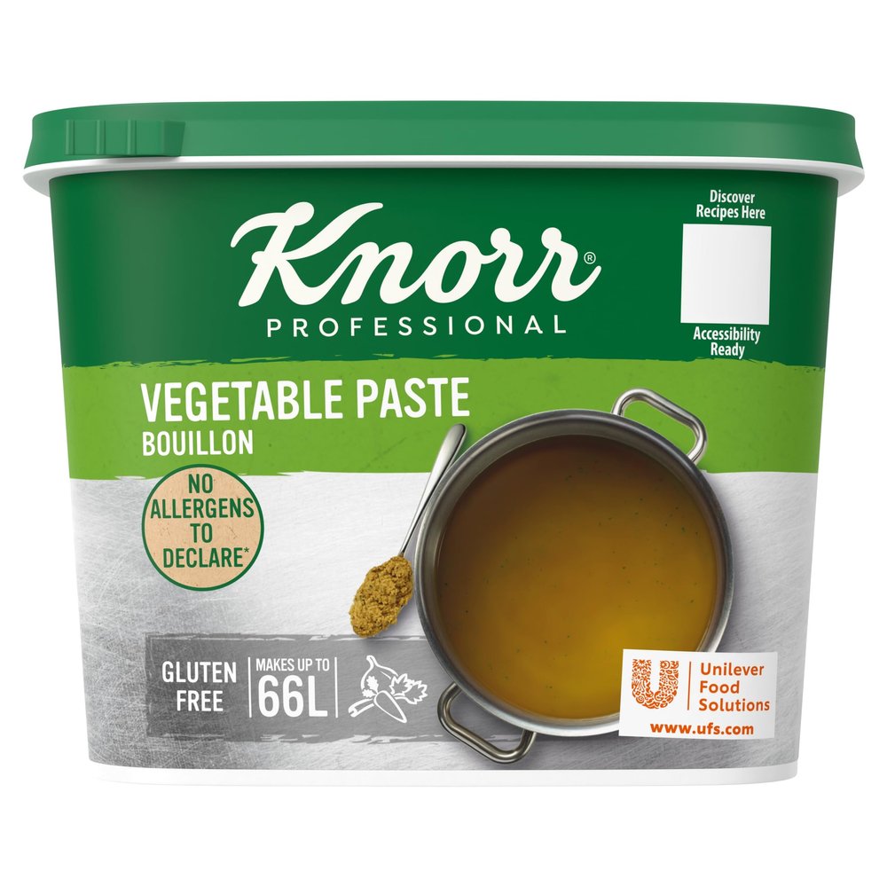 Better than best bouillon | Knorr Professional Vegetable Paste Bouillon 1 kg | Ideal for vegetable soup, stock. broth
