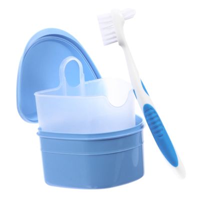 Anneome Care Box Brush for Storage and Cleaning Filter Net for Bathroom Use Random Color