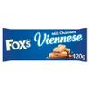 Biscuits & Crackers Bundle Pack with Fox's Biscuits Milk Chocolate Viennese 120g - 6 Pack | Viennese Biscuits Sandwiched with Milk Chocolate, Suitable for vegetarians. view 3