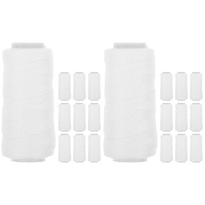 FOMIYES 20rolls Threading Epilator for Hair Removal Eyebrow Threading Thread Face Epilator Tool Replacement Cotton Thread