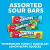 Airheads Sour Bars, Variety Box, Sour Watermelon Punch, Blue Blast and Lemon Berry Squeeze Flavour, 60 Individually Wrapped Full Size Bars view 2