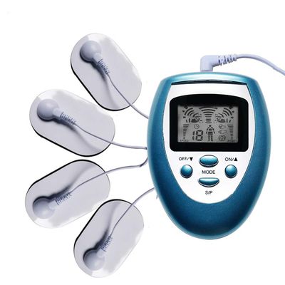 SETSCZY Fully Dual Channel Tens and Muscle Stimulator with Pre-Set Programs for TENS Pain Relief Muscle Strengthening, Massage and Relaxation