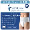 12 x Super Plus Incontinence Pants Women & Men | Adults Nappies | Advanced Absorption and Soft-Stretch Waistband | Adults Pull Up Pants | Waist Size Medium 65-135 cm |(1 Pack of 12, Medium) view 1