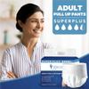 12 x Super Plus Incontinence Pants Women & Men | Adults Nappies | Advanced Absorption and Soft-Stretch Waistband | Adults Pull Up Pants | Waist Size Medium 65-135 cm |(1 Pack of 12, Medium) view 2