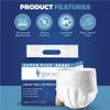 12 x Super Plus Incontinence Pants Women & Men | Adults Nappies | Advanced Absorption and Soft-Stretch Waistband | Adults Pull Up Pants | Waist Size Medium 65-135 cm |(1 Pack of 12, Medium) view 4