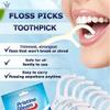 SOTL Pristine Gleam Dental Floss Sticks Picks Interdental Durable & Portable Toothpick Teeth Stick Tooth Picks Floss Picks Teeth Cleaning Family Travel (75 Pack) view 3