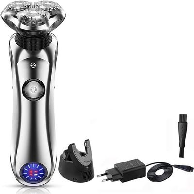 YQYBF Electric Shavers for Men, Wet Dry Rechargeable Pro Electric Shaver Beard Electric Razor for Men Facial Shaving Machine with Smart Cleaner