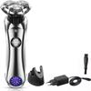 YQYBF Electric Shavers for Men, Wet Dry Rechargeable Pro Electric Shaver Beard Electric Razor for Men Facial Shaving Machine with Smart Cleaner view 1