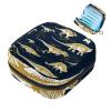 Sanitary Napkin Storage Bag, Portable Menstrual Cup Pouch, First Period Bag for Women Girls, Dinosaur-938 Zipper Menstruation Padded Purser view 1