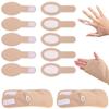 10pcs Castor Oil Finger Wraps & 2pcs Castor Oil Pack for Hands, Soft Cotton Castor Oil Thumb Wraps Comfort Wrap Castor Oil Wrap Pad Replacement for Relaxation view 1