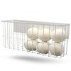 6 XL Wool Dryer Balls & Magnetic Dryer Ball Holder - Natural Fabric Softener, Reusable, Reduces Clothing Wrinkles and Saves Drying Time - Dryer Ball Container for Laundry Room Storage (XXL Size) view 1