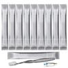 10Pcs Luxury Black Individually Wrapped Disposable Travel Toothbrushes with Toothpaste, Soft Bristles Hotel Toothbrush Kit, Guest's Toothbrushes for Homeless Gift Hotel Camping Travel view 1