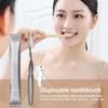 10Pcs Luxury Black Individually Wrapped Disposable Travel Toothbrushes with Toothpaste, Soft Bristles Hotel Toothbrush Kit, Guest's Toothbrushes for Homeless Gift Hotel Camping Travel view 2