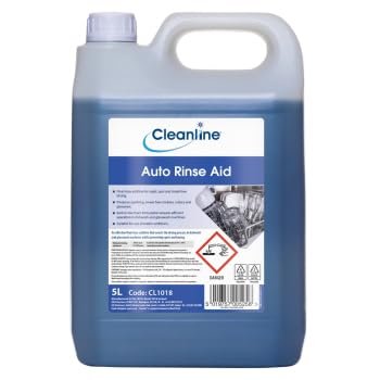 Cleanline Auto Dishwash & Glasswash Rinse Aid, 5L, Prevents Spots, Sparkling Finish