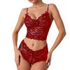 red catsuit xmas pjs girdles couples steel boned corset suspender belts women white bustier top stockings for women plus size bandage woman bride pyjamas medium support white suspenders and view 1