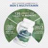 Ambrosial Men's Multivitamin Tablets for Men with Lycopene, Ginseng & Grape Seed Extract Supports Muscle Strength, Immunity, Energy & Endurance - Multi Vitamins for Men Fitness Enthusiast 120 Tablets view 3