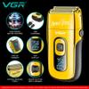 VGR Electric Foil Shaver for Men - 7500 RPM - Pop-up Trimmer - Cordless Razor Shaving Machine for Face, Beard, Neck, Bald Head, Skin Fade - Rechargeable USB 150 Min Battery - Close Clean Shave view 2