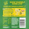 XOXO Ginger & Lemon Prebiotic Soda (12 x 330ml Cans) | Refreshing Sparkling Prebiotic Drink With 6g of Plant-based Prebiotic Fibre | Natural & Low Sugar & Low Calorie Drink | High in Fibre view 2