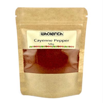Cayenne Pepper 50g - Wholerich Foods