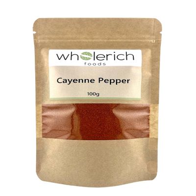 Cayenne Pepper 100g - Wholerich Foods