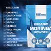 Organic Moringa Leaf Powder Gluten Free Natural and Pure Leaves Picked from The Moringa Oleifera Plant - Superleaf Superfood Powder by Pure Source Nutrition (100g) view 4