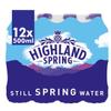 Spring Water - 500ml Bottles (Pack of 12) | Pure and Refreshing Natural Mineral Water | Convenient Packaging | Pure spring water view 1