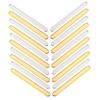 Mikinona 50pcs Assorted Ice Pop Sticks Acrylic Ice Cream Sticks Easy to Clean and Safe for Boys and Girls DIY Craft Projects view 1