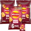 Crisps Bundle with Smoky Bacon Multipack Crisps by Walkers 6x25g (3 Pack) view 1