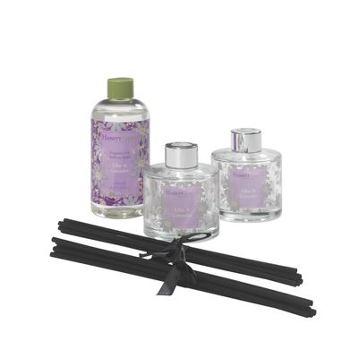 Hassett Green London - Lilac & Lavender - Reed Diffuser Duo Set - 2 x 125ml - Less Packaging