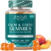 Lions Mane Supplement & Mushroom Gummies  High Strength 4300mg with Ashwagandha KSM-66, Zinc, B6 & B12  60 Vegan Sugar-Free Gummies for Calm, Focus, Mental Performance & Nervous System Support view 1