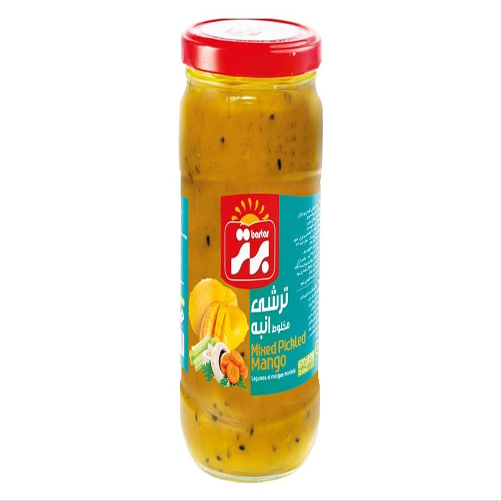 Mixed Pickled Mango (Torshi Makhloot Anbe)