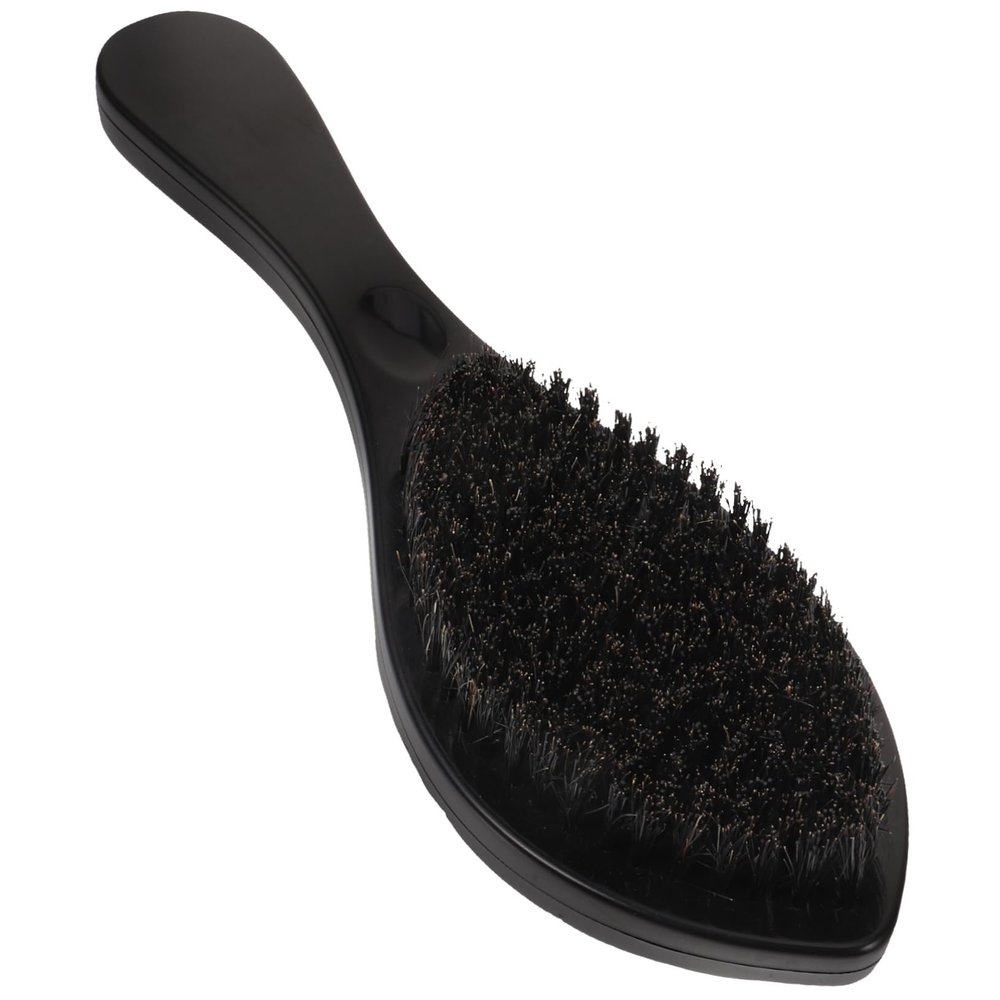 Beatifufu Bristle Beard Brush with Wooden Handle Mustache Brush for Men Beard Grooming for Oil-head Styling and Facial Hair Cleaning
