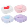 Anneome 4 Sets Cute Contact Lens Storage Box Leakproof Travel Mirror Lens Case Small Organizer Packing Box view 1
