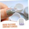 Beavorty 4 Sets Love Contact Lens Storage Box Portable Travel Case for Contact Lens Mirror Holder view 2