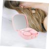 Beavorty 4 Sets Love Contact Lens Storage Box Portable Travel Case for Contact Lens Mirror Holder view 3