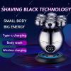 YQYBF Electric Razor for Men's, 7D Electric Shaver for Men Independently 7 Cutter Floating Head Waterproof Electric Razor Multifunction Trimmer with LCD Display view 2