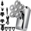 YQYBF Electric Razor for Men's, 6 in 1 Electric Shaver Razor for Men's Trimmer Wet and Dry 6 Blade Head Dry Razor 5D Head Waterproof LED Display Machine for Shaving view 1