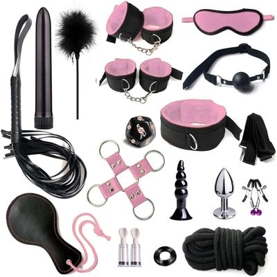 Bed Ties Restraints Sex King Bed for Adult Couples Soft Nylon Handcuff Bed Restraints System Bandage Straps for Bed Sex Chain with Wrist and Ankle Cuff Women Submissive Kit Women's Hoodies