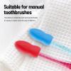 Lapfoon 6 Packs Silicone Toothbrush Covers, Tooth Brush Cover Cap for Electric Toothbrush Replacement Heads & Manual Toothbrush view 3