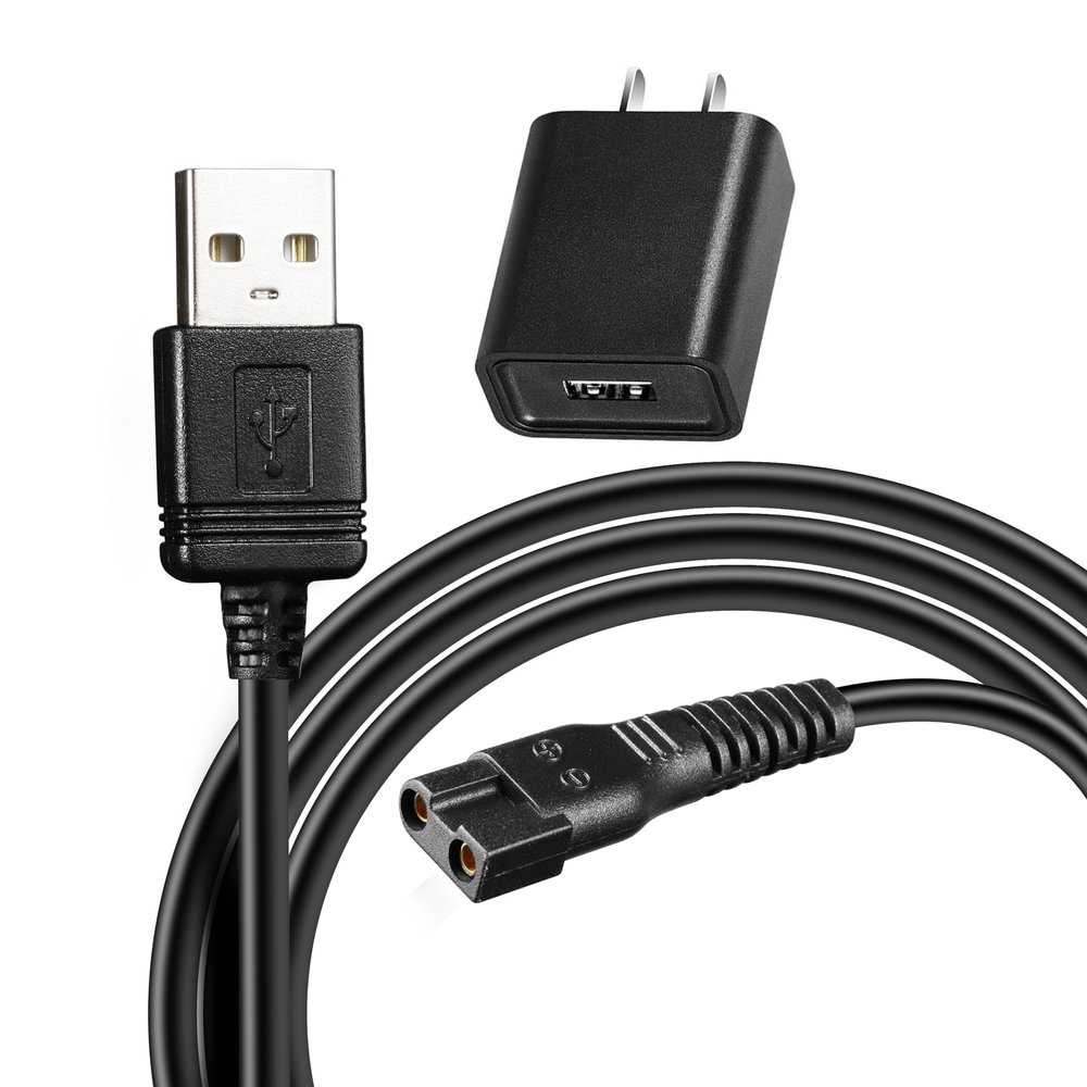Emirrehgo for Panasonic ER-GK80-S Charger Charging Cord Compatible with Panasonic Body Groomer Hair Trimmer ER-GK80-S ER-GB70 ER-GB60 ER-GB80 Shaver Charger Cord Power Cord