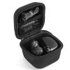Linkidea Hard Shell Head Shaver Case, Protective Travel Storage Bag with Mesh Pocket, Compatible with Remington Balder Pro Pitbull Gold PRO Rotary Shavers (Black) view 1