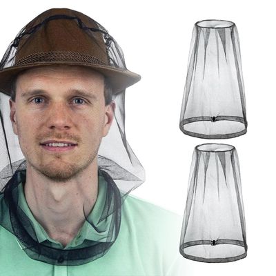 AOEVUIR 2 Pcs Head Net Face Mesh Head Cover for Outdoor Lovers Protect from Fly Screen Mosquito Gnat and Other Flies