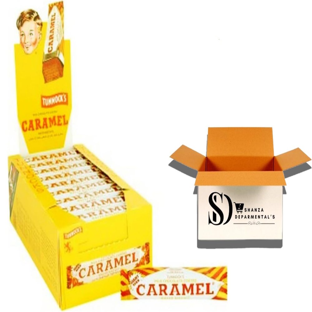 Tunnock Milk Chocolate Caramel Wafer Gaint bar Box 36x 37g