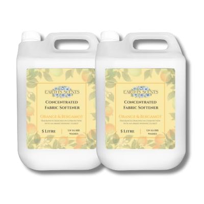Earth's Scents Orange & Bergamot Fabric Conditioner 2 x 5 Litre
