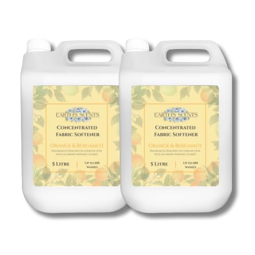 Earth's Scents Orange & Bergamot Fabric Conditioner 2 x 5 Litre