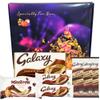 Galaxy Milk Chocolate Gift Box Hamper  7 Assorted Treats Letterbox Gift Set with Chocolate Bars, Hot Chocolate & Minstrels | Birthday & Christmas Gifts for Kids, Women, Men, Mom & Dad view 1