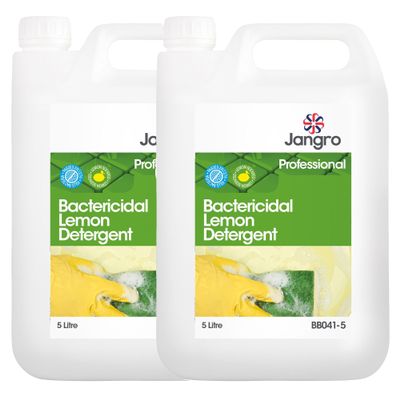 Bactericidal Washing Up Liquid Lemon - 2 x 5 Litre